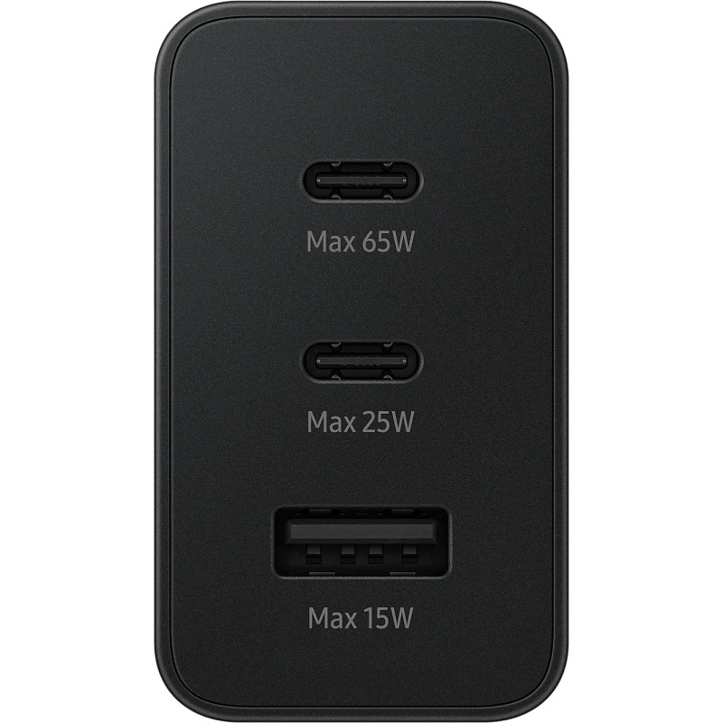 Samsung 65W Power Adapter Trio w/o cable Black (EP-T6530NBEG)