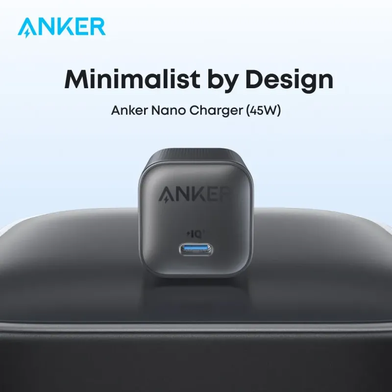 Зарядний пристрій Anker Nano Charger 45W USB-C Black (A2692L11)