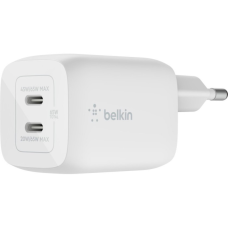 Зарядное устройство Belkin Boost Up Charge Pro GaN Dual USB-C Charger 65W White (WCH013VFWH)