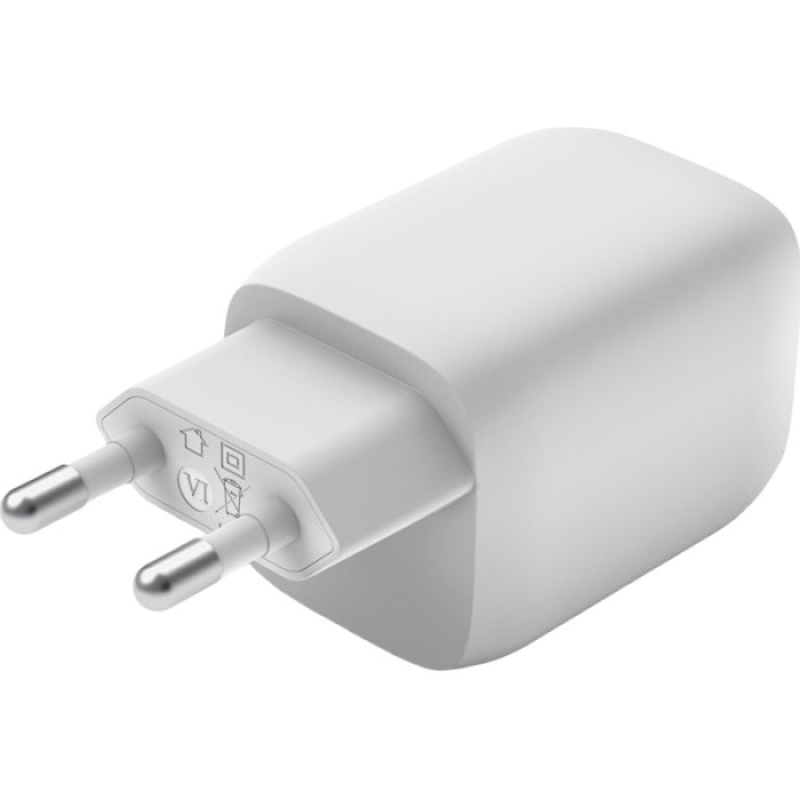 Зарядное устройство Belkin Boost Up Charge Pro GaN Dual USB-C Charger 65W White (WCH013VFWH)