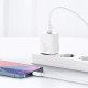 Baseus Super Silicone PD 30W Type-C White (CCSUP-J02)