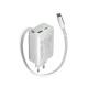 Зарядное устройство Canyon OnCharge 65RC Build-In Cable 65W White (CNS-CURC65ACW)