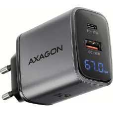 Зарядное устройство AXAGON ACU-PQ67D 67W Grey