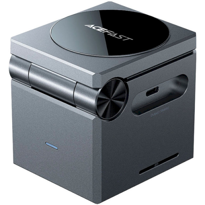 Зарядное устройство Acefast E18 Rubiks Cube Series Metal Gray (6974316282884)