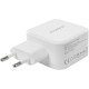 Зарядний пристрій Choetech GaN USB Type-C 45W, PD, QC, PPS White (PD8007) (PD8007-EU-WH)