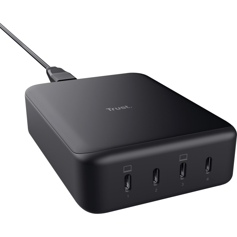 Зарядное устройство Trust Maxo 240W Desk Charger Black (25413)
