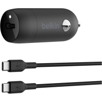 Зарядний пристрій Belkin 30W PD USB-C – USB-C cable Black (CCA004BT1MBK-B6)