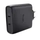 Зарядное устройство TRUST Maxo 100W 2xUSB-C GaN Charger Black w/Type-C cable (25527)