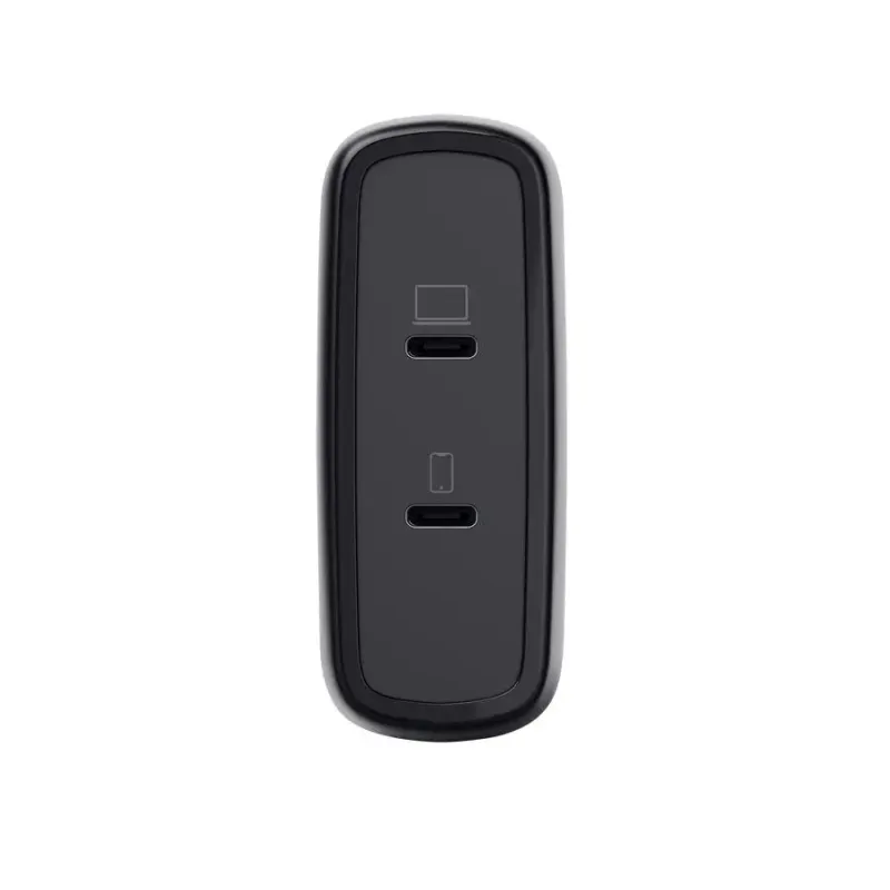 Зарядное устройство TRUST Maxo 100W 2xUSB-C GaN Charger Black w/Type-C cable (25527)
