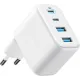 Зарядное устройство Anker Zolo Charger 50W, 2xUSB-C, 2xUSB-A, White (A121EG21)