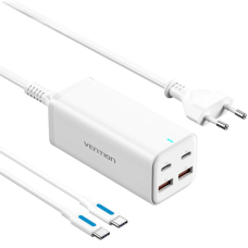Vention 100W GaN Charger White Type-C to Type-C cable (FBSWG-EU)