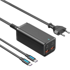 Vention 100W GaN Charger Black Type-C to Type-C cable (FBSBG-EU)