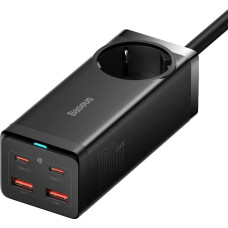 Baseus GaN3 Pro AC 2хUSB+2хType-C 100W Cable Type-C-Type-C 1m (PSZM000401)