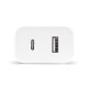 Зарядное устройство TTEC SmartCharger Duo PD USB-C/USB-A 32W White (2SCS24B)