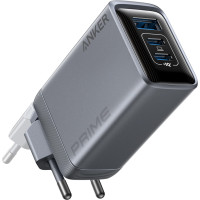 Зарядний пристрій Anker GaNPrime Charger 100W 2xUSB-C PD 1xUSB-A Foldable Silver (A2688341)
