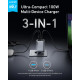 Зарядний пристрій Anker GaNPrime Charger 100W 2xUSB-C PD 1xUSB-A Foldable Silver (A2688341)