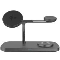 Зарядное устройство Proove Magnetic Field Pro 3 in 1 Qi2 Black (WSMP15002001)