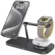 Зарядное устройство Proove Magnetic Field Pro 3 in 1 Qi2 Black (WSMP15002001)