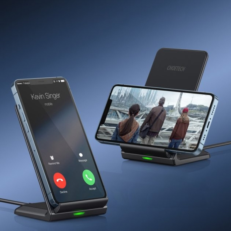 Choetech T524-F Fast Wireless Charging Stand (T524-F)