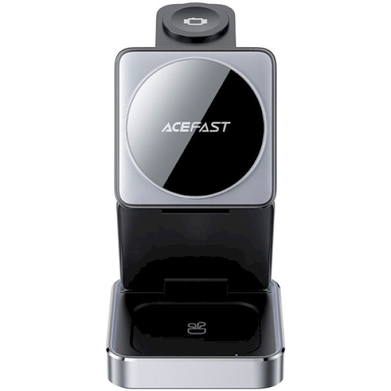 Зарядное устройство Acefast E20 3 in 1 Inductive Charger Black (6974316283478)
