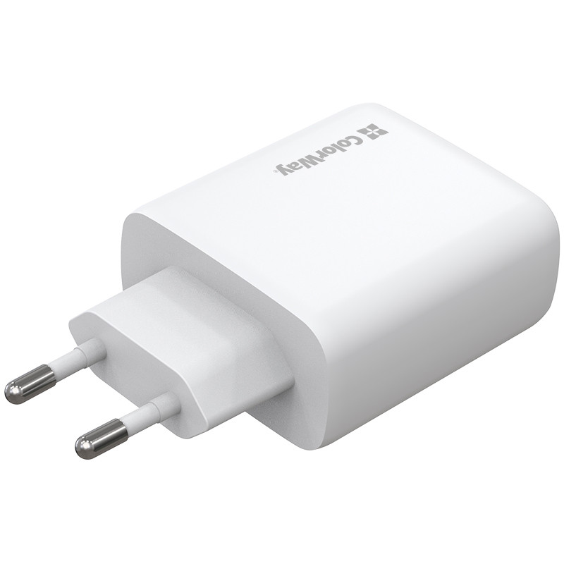 Зарядний пристрій ColorWay CW-CHS050PD-WT