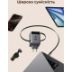 Зарядний пристрій Ugreen USB-C PD100W GaN + cable USB-C to USB-C retractable (65828)