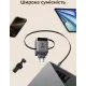 Зарядное устройство Ugreen USB-C PD100W GaN + cable USB-C to USB-C retractable (65828)