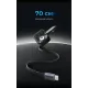 Зарядний пристрій Ugreen Car charger USB-C PD90W + cable USB-C to USB-C retractable (55909B)