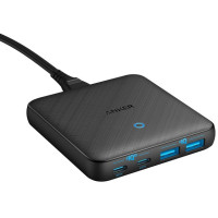 Зарядний пристрій Anker PowerPort 543 Atom III Slim 4 65W 2&2xUSB-C PIQ3.0 (A2046G12)