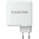 Зарядний пристрій Canyon H-100 GaN 2xUSB-C, 2xUSB-A, PD3.0, QC3.0, 100W White (CND-CHA100W01)