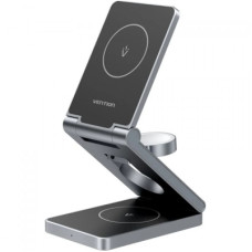 Зарядний пристрій Vention 3-in-1 15W Gray (FGFH0)