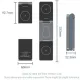Зарядний пристрій Vention 3-in-1 15W Gray (FGFH0)
