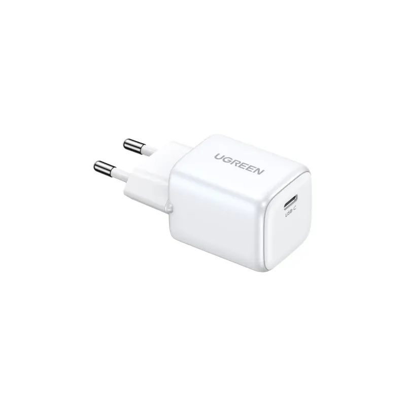 Зарядное устройство UGREEN CD319 Nexode Mini GaN 30W 1xUSB-C PD3.0 QC4.0 Wall Charger White (15326)