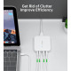 Choetech PD8008 100W Desktop GaN Charger White (PD8008-EU-WH)