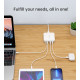Choetech PD8008 100W Desktop GaN Charger White (PD8008-EU-WH)