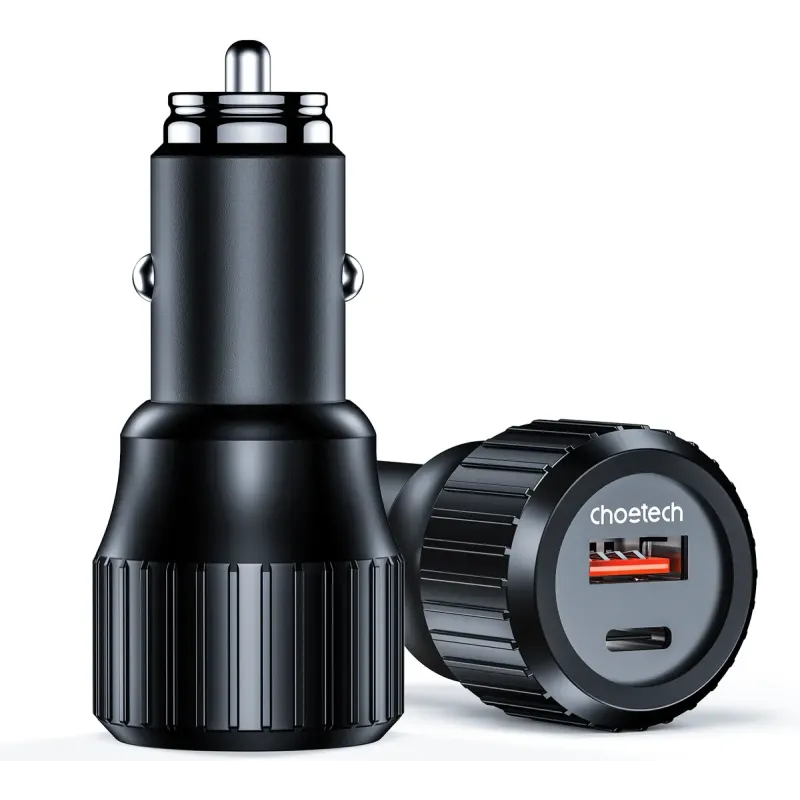 Зарядное устройство Choetech 63W QC3.0/PD/PPS Black (TC0010-BK)