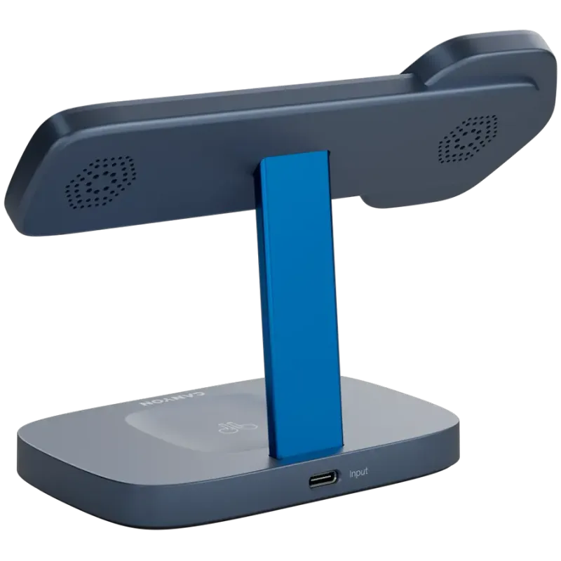 Зарядное устройство Canyon Hexagon WCS-310 Wireless Charging Station Dark Gray/Blue (CNS-WCS310DGBL)