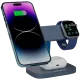 Зарядное устройство Canyon Hexagon WCS-310 Wireless Charging Station Dark Gray/Blue (CNS-WCS310DGBL)