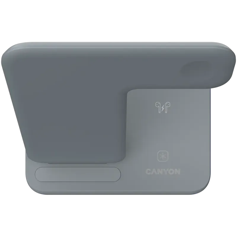 Зарядное устройство Canyon WS-303 Wireless Charging Station Dark Gray (CNS-WCS303DG)