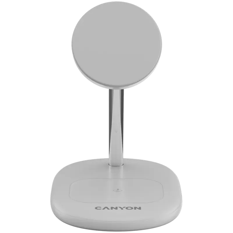 Зарядное устройство Canyon WCS-205 15W Qi2 2in1 White (CNS-WCS205W)