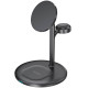 Зарядний пристрій Choetech T585-F 3in1 Magnetic Wireless Charger Station for Apple (T585-F-101CCBK)