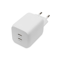 Зарядний пристрій Digitus 65W GaN Charger White (DA-10063)