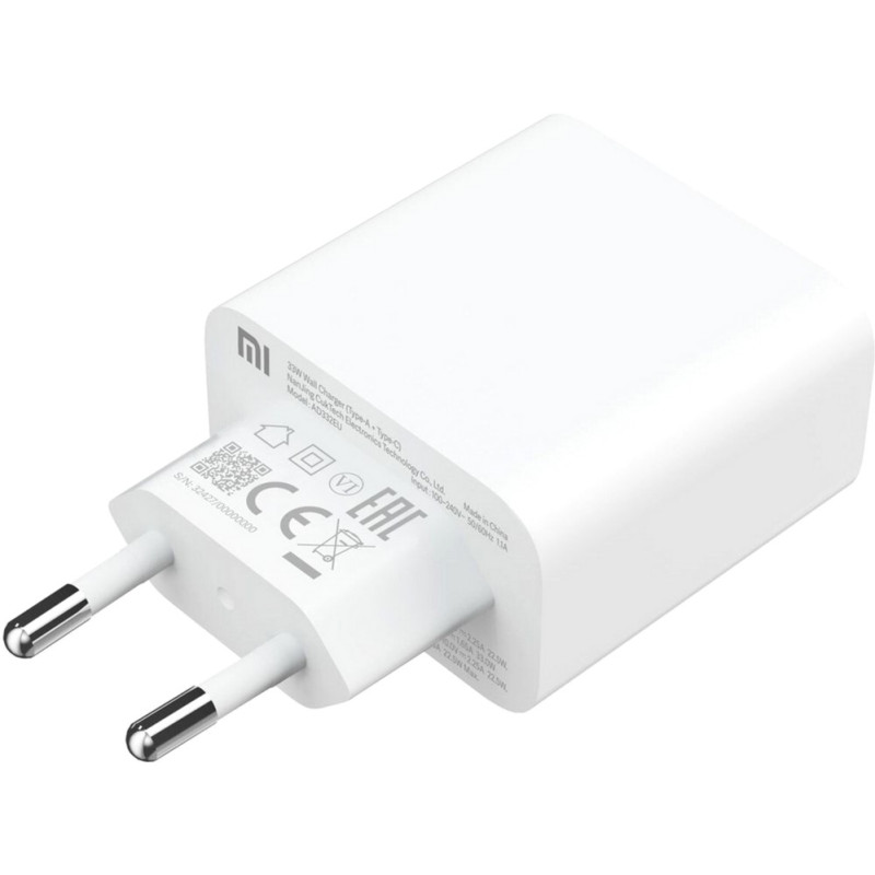 Xiaomi Mi 33W Wall Charger (Type-A+Type-C) EU White (BHR4996GL)