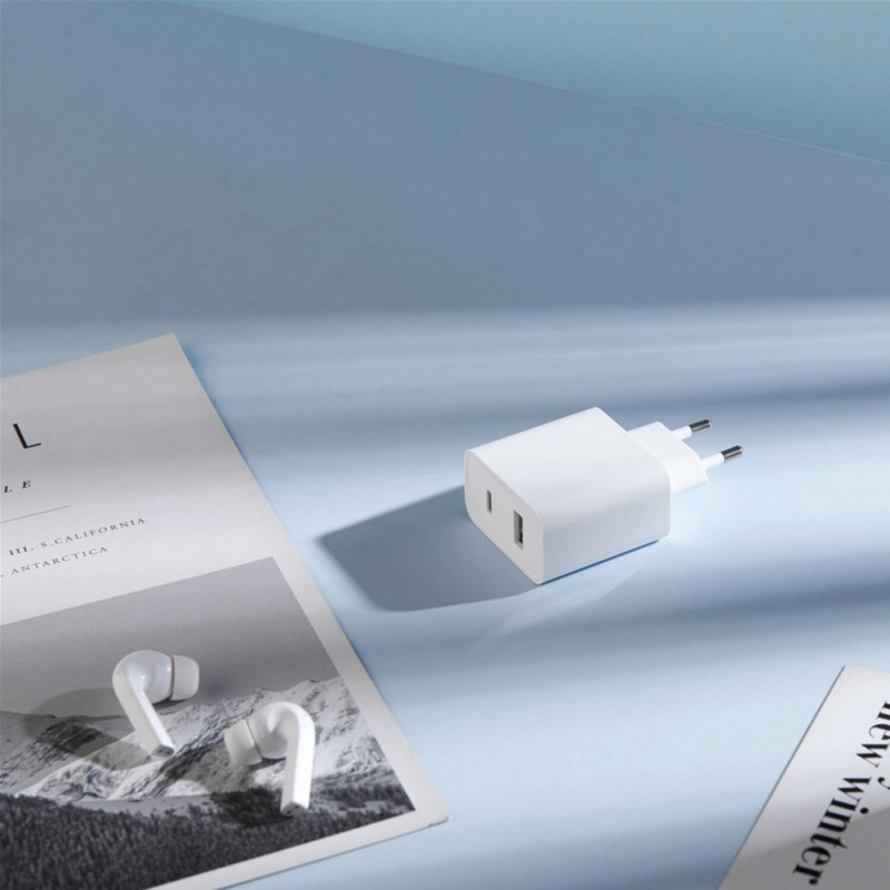 Xiaomi Mi 33W Wall Charger (Type-A+Type-C) EU White (BHR4996GL)