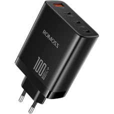Romoss AC100I 1xUSB-A, 3xUSB-C, 100W Black (AC100I-12-234H)