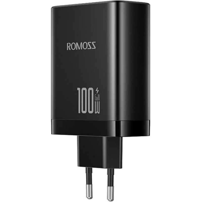 Romoss AC100I 1xUSB-A, 3xUSB-C, 100W Black (AC100I-12-234H)