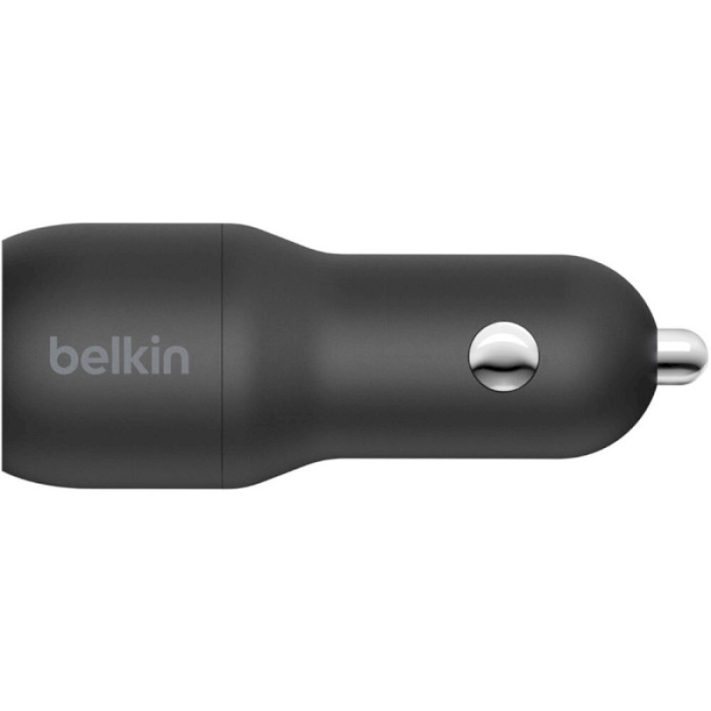 Зарядное устройство Belkin Boost Up Charge Dual USB-A Car Charger 24W + USB-A to USB-C (CCE001BT1MBK)