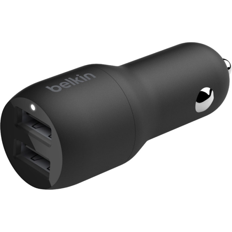 Зарядное устройство Belkin Boost Up Charge Dual USB-A Car Charger 24W + USB-A to USB-C (CCE001BT1MBK)