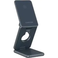 Зарядное устройство Canyon OnCharge 309 15W 3in1 Metal (CNS-WCS309M)