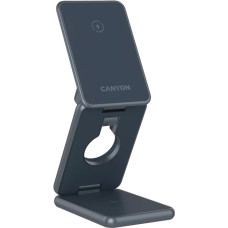 Зарядний пристрій Canyon OnCharge 309 15W 3in1 Metal (CNS-WCS309M)